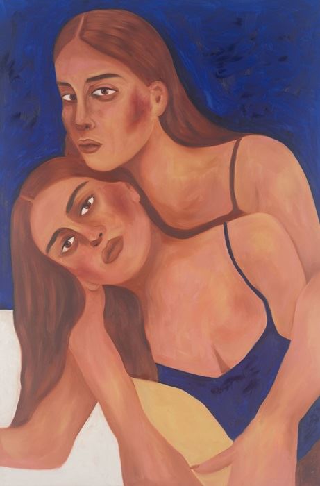 Elitsa Ristova, Sweet Whispers of Time (2023), oil on canvas