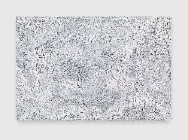 Yayoi Kusama, Infinity Nets, 2017, acrylic on canvas. Courtesy of David Zwirner.