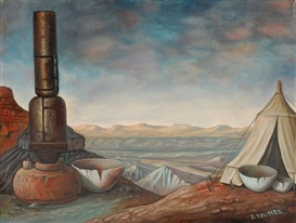希少♠Jarosław Wojtkowiak 油彩「台所」 Jaroslaw Wojtkowiak | 27 Artworks at Auction | MutualArt