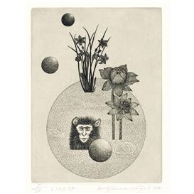 金沢　進　原画　油彩画 ナザレ Kazumasa Nagai Overview: Sales Records & Exhibition History
