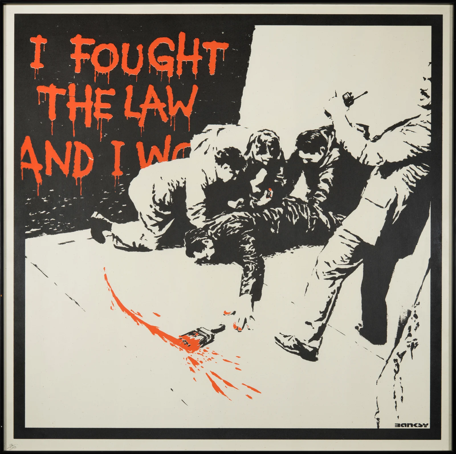 I Fought the Law by Banksy, 2005