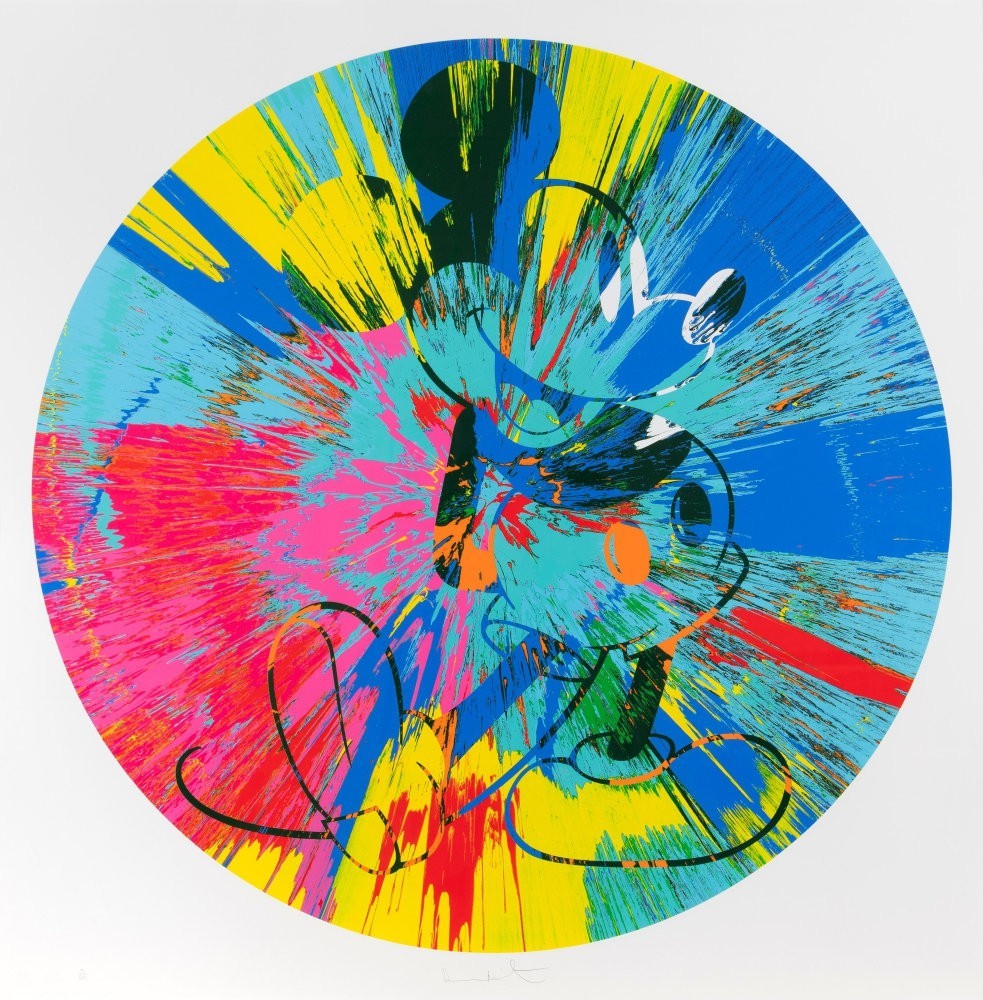 Beautiful Mickey Mouse by Damien Hirst, 2015
