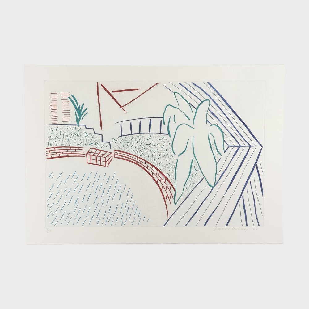 My Pool and Terrace by David Hockney, 1983