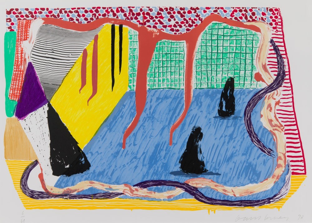 Ink in the Room by David Hockney, 1993