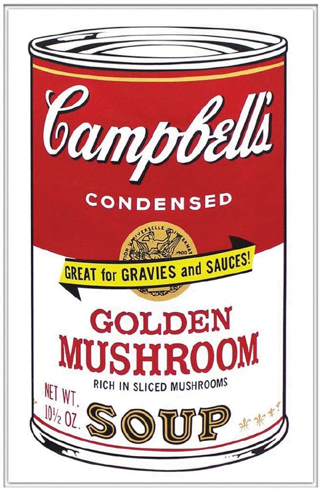 Campbell’s Soup II (F & S II.62) (Golden Mushroom) by Andy Warhol, 1969