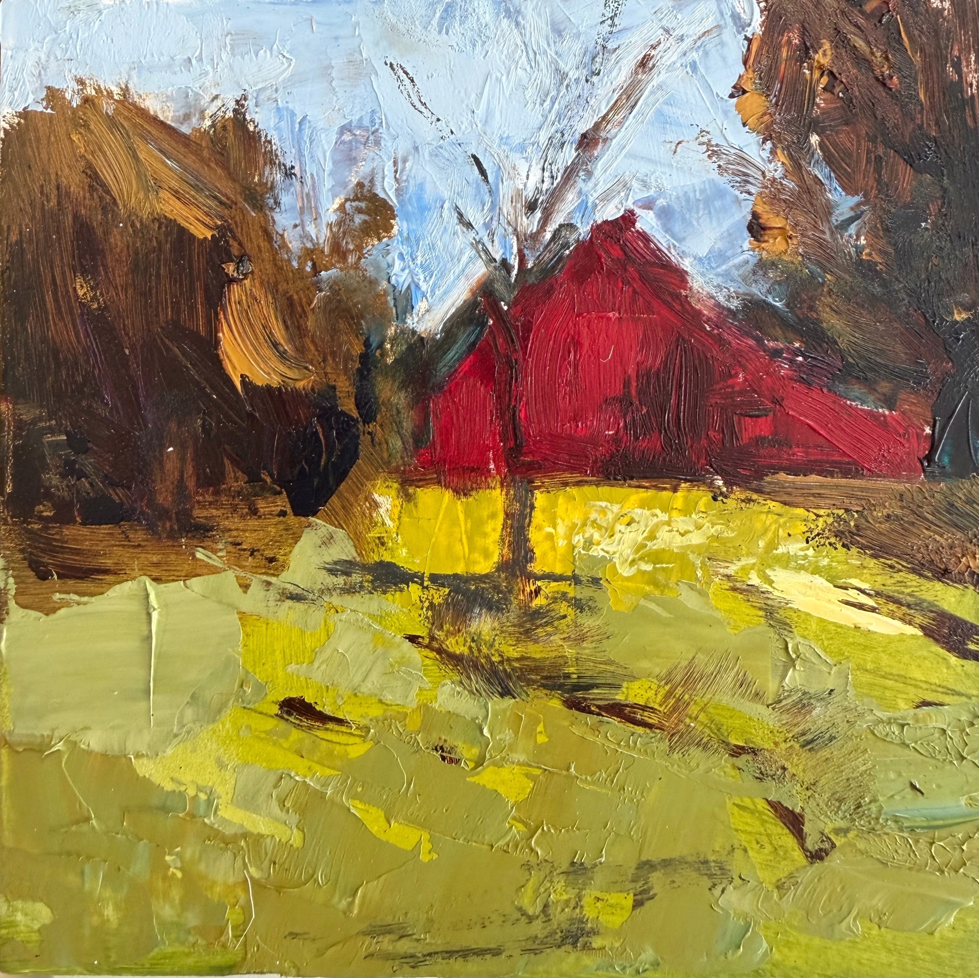 Red in the Field, American Pastoral Series No. 18 by Sandra Pratt, 2026