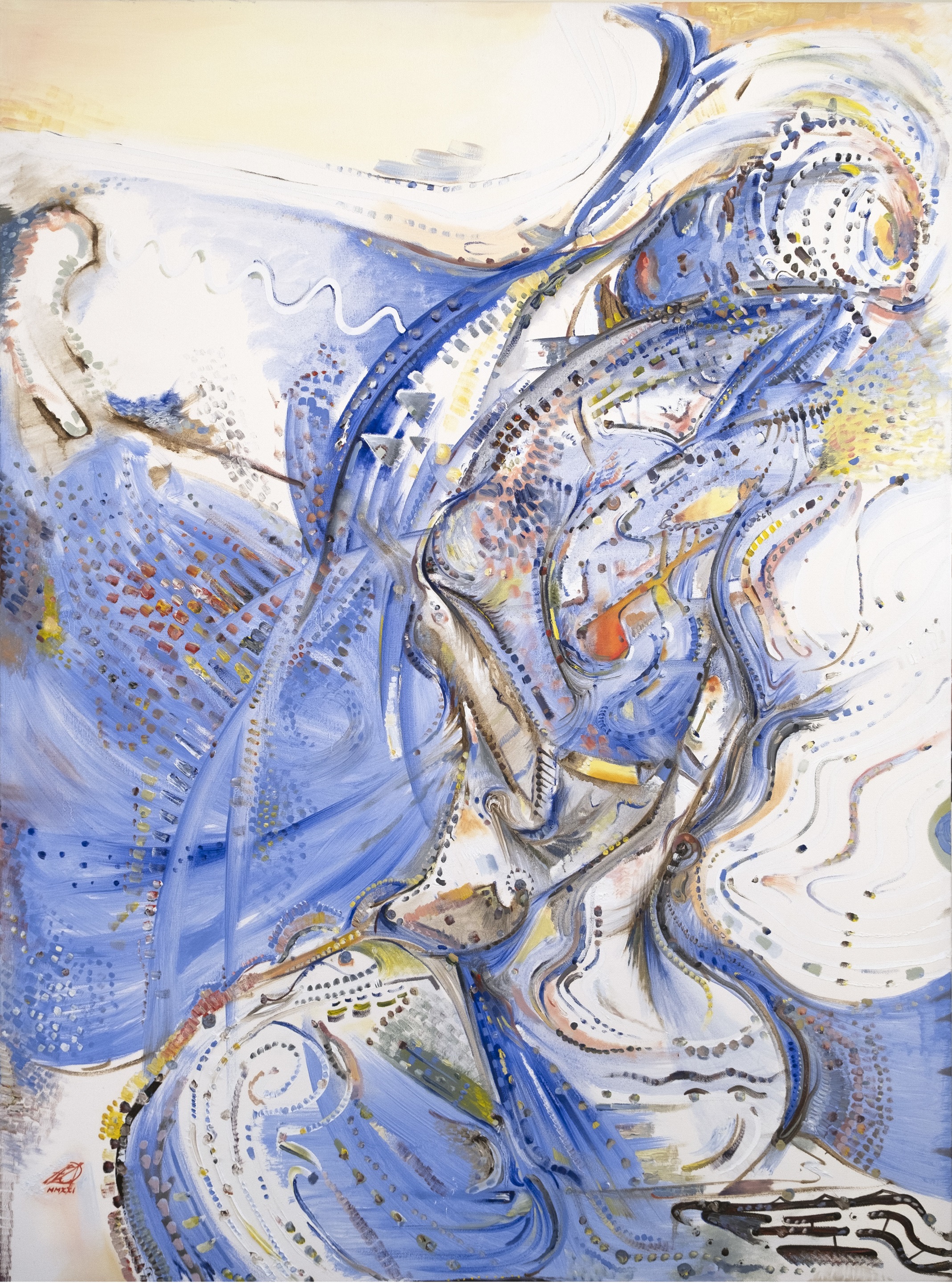 Blue Angelus by Adrián Pellegrini del Riego, 2021