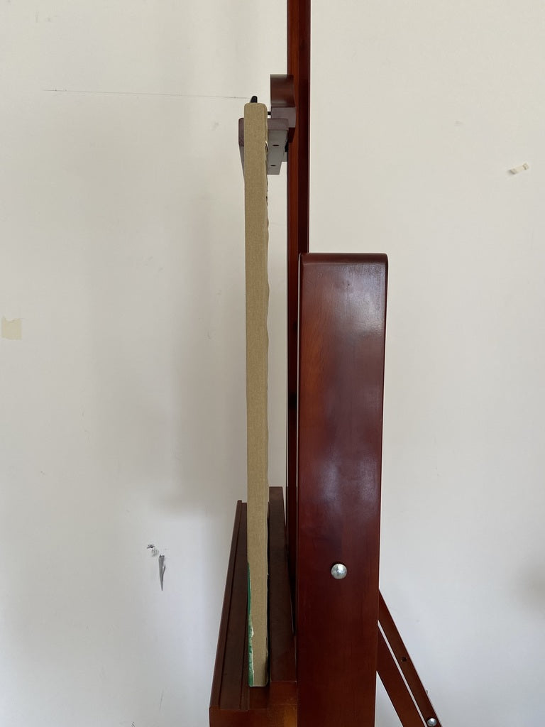 Artwork by Adrienn Krahl, Graphic romantic– Part 1, Made of Acrylic, charcoal and pastel on raw canvas 