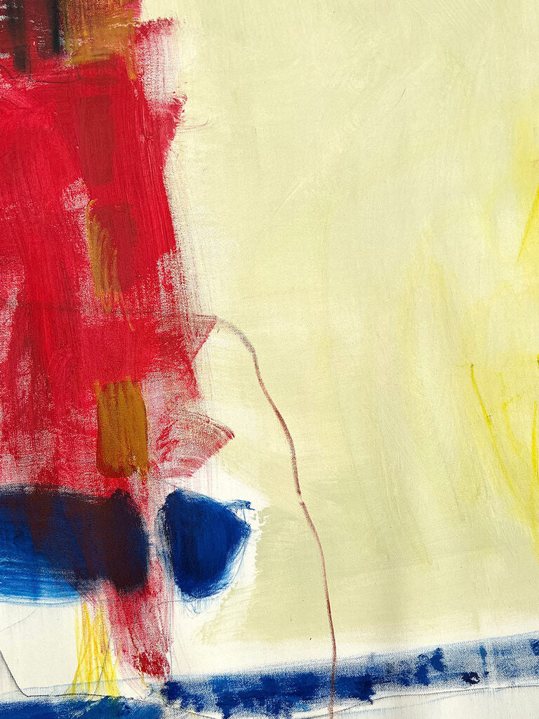 Artwork by Adrienn Krahl, Summer Sorbet, Made of Acrylic, oil pastel and graphite on canvas 