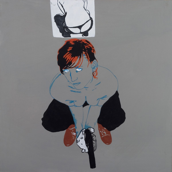 Artwork by Agnieszka Sandomierz, I Don't Like to Show It II, Made of Egg tempera on canvas 