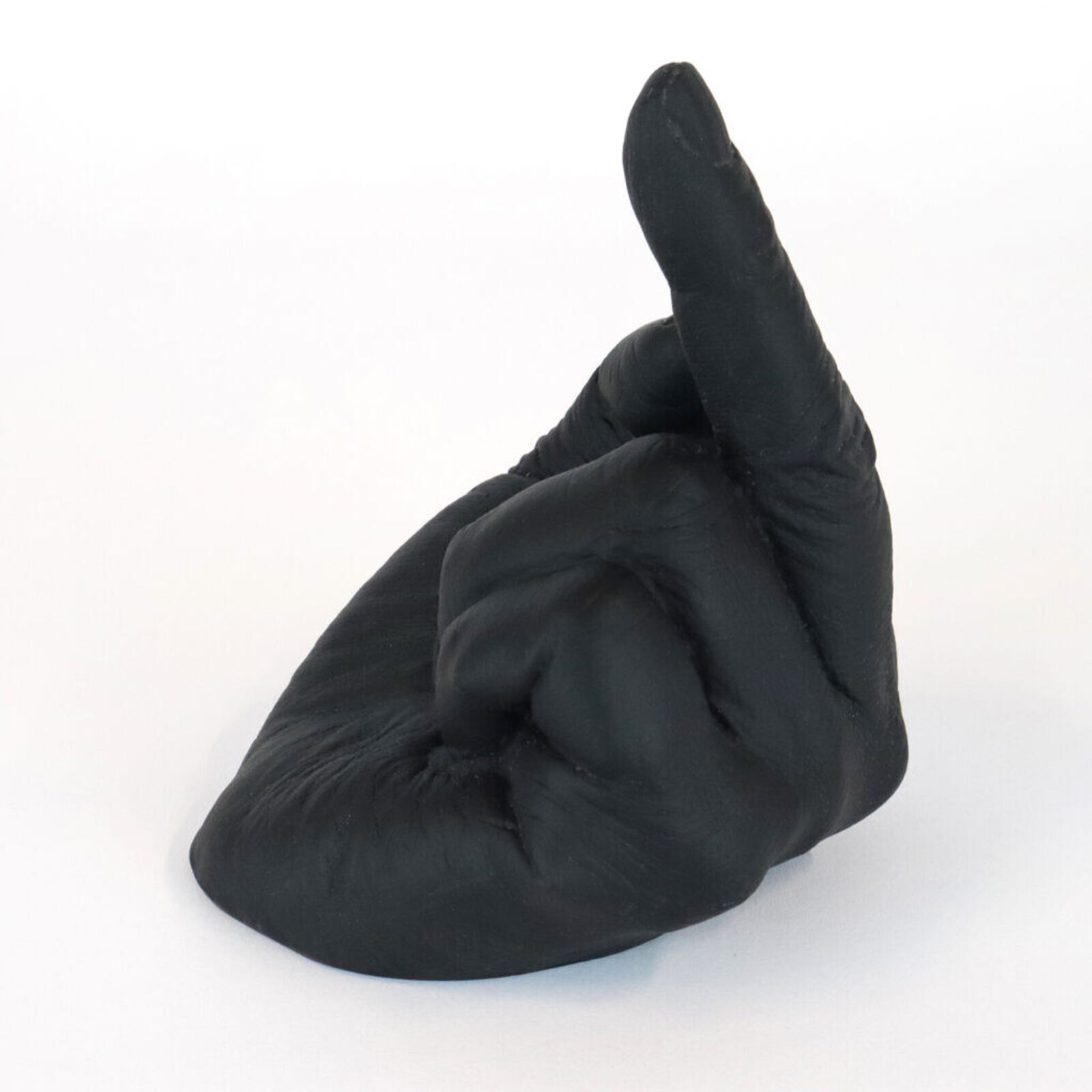 Artwork by Ahmed Mater, Study of Perspective in Glass (Black), Made of Murano Glass Casting 