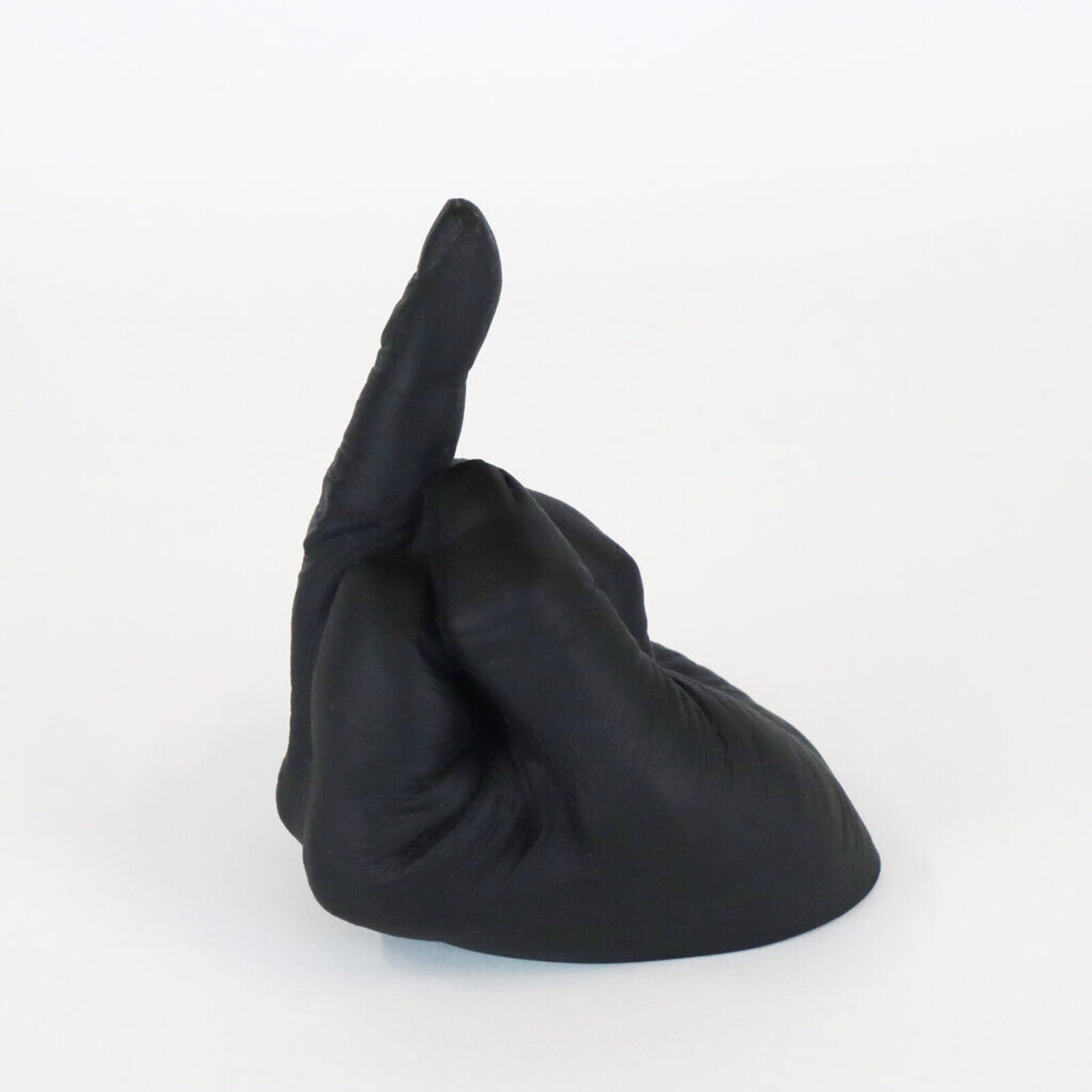 Artwork by Ahmed Mater, Study of Perspective in Glass (Black), Made of Murano Glass Casting 