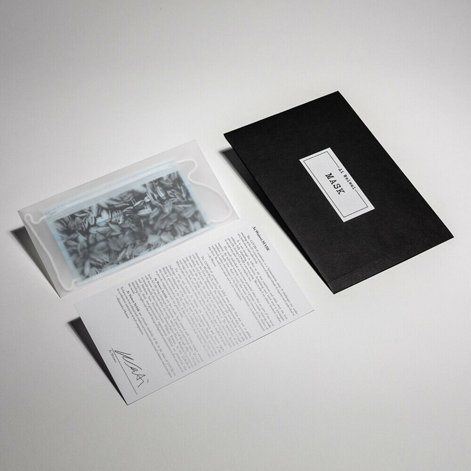 a close up of a face mask on a white background