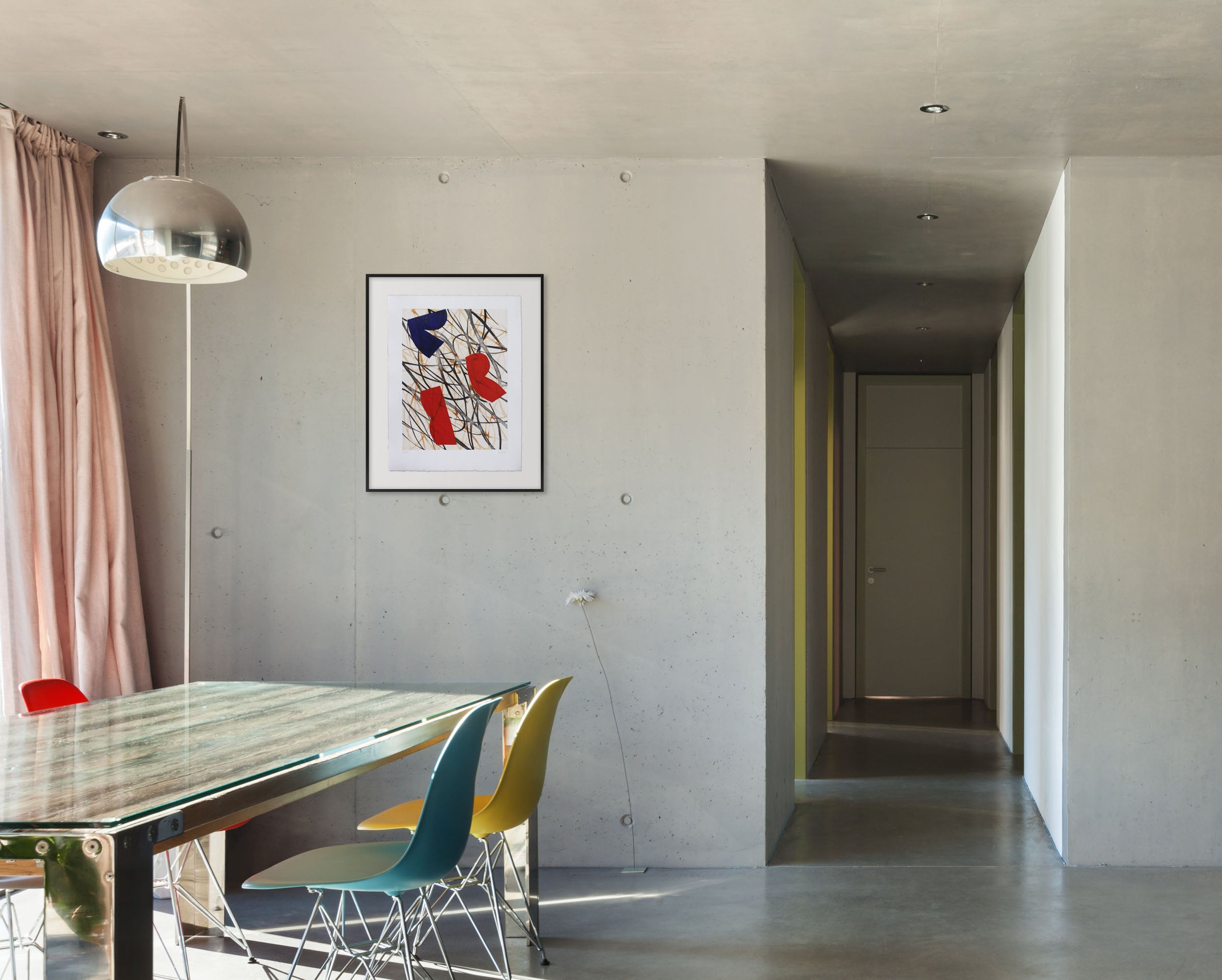 Artwork by Alain Clément, 13F1G-2013, Made of Aquatinte on BFK Rives paper 