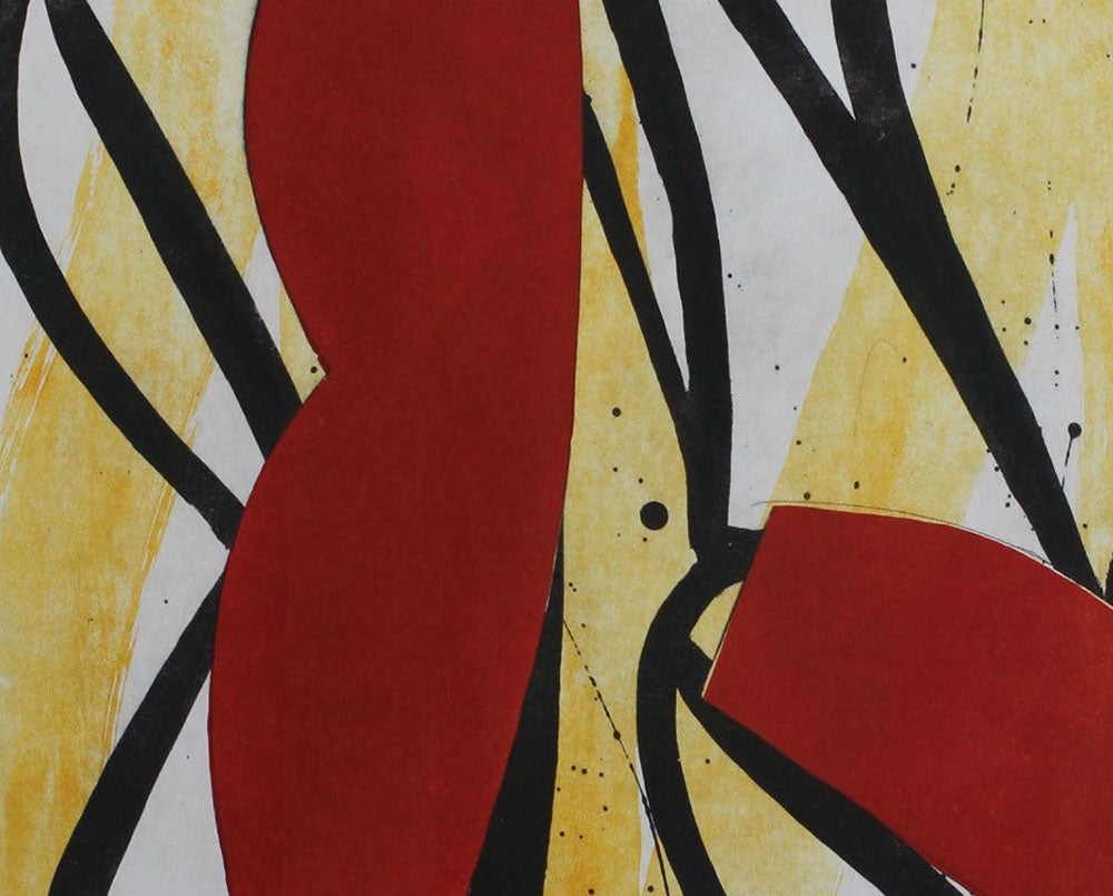 Artwork by Alain Clément, 13F2G-2013, Made of Aquatinte on BFK Rives paper 