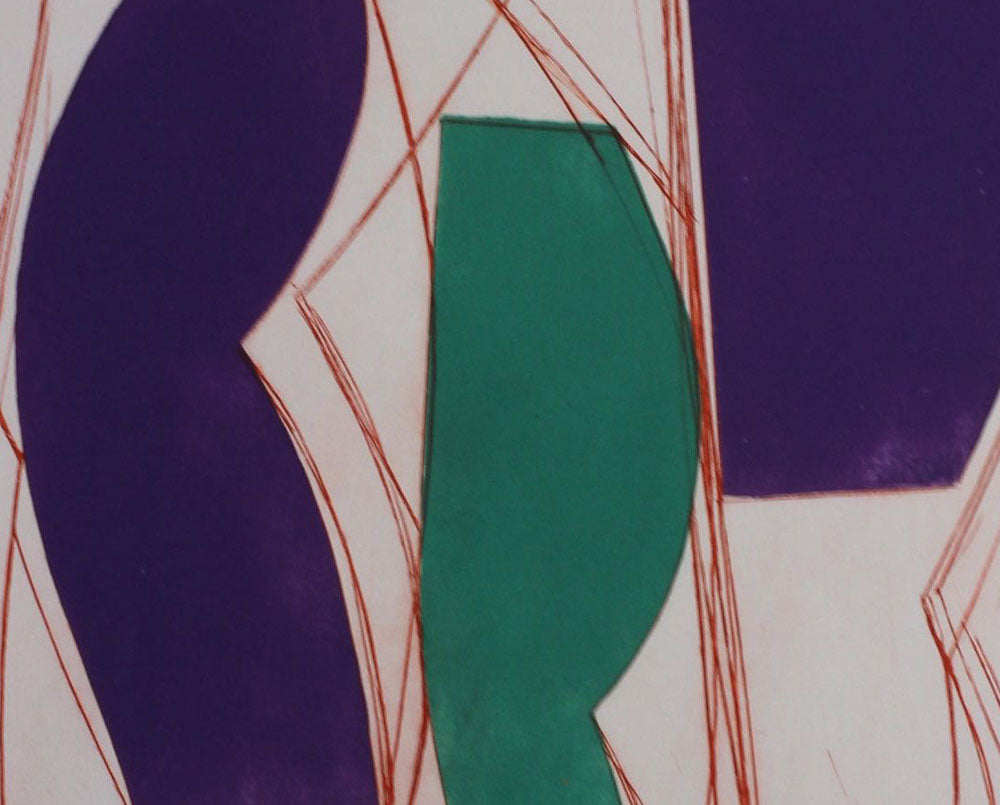 Artwork by Alain Clément, 14AV10G-2014, Made of Aquatinte on BFK Rives paper 