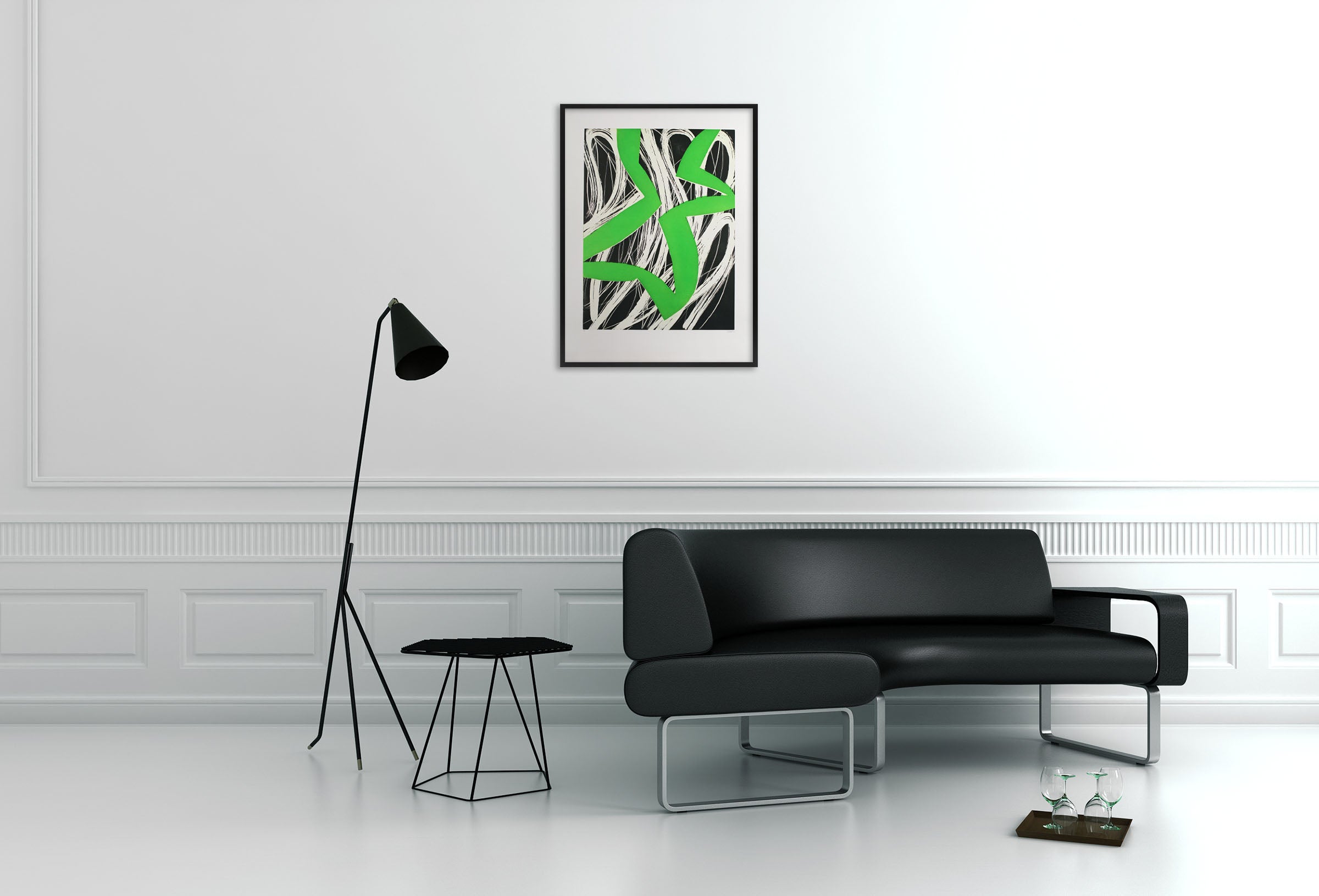 Artwork by Alain Clément, 17M1G-2017, Made of Aquatinte on paper 