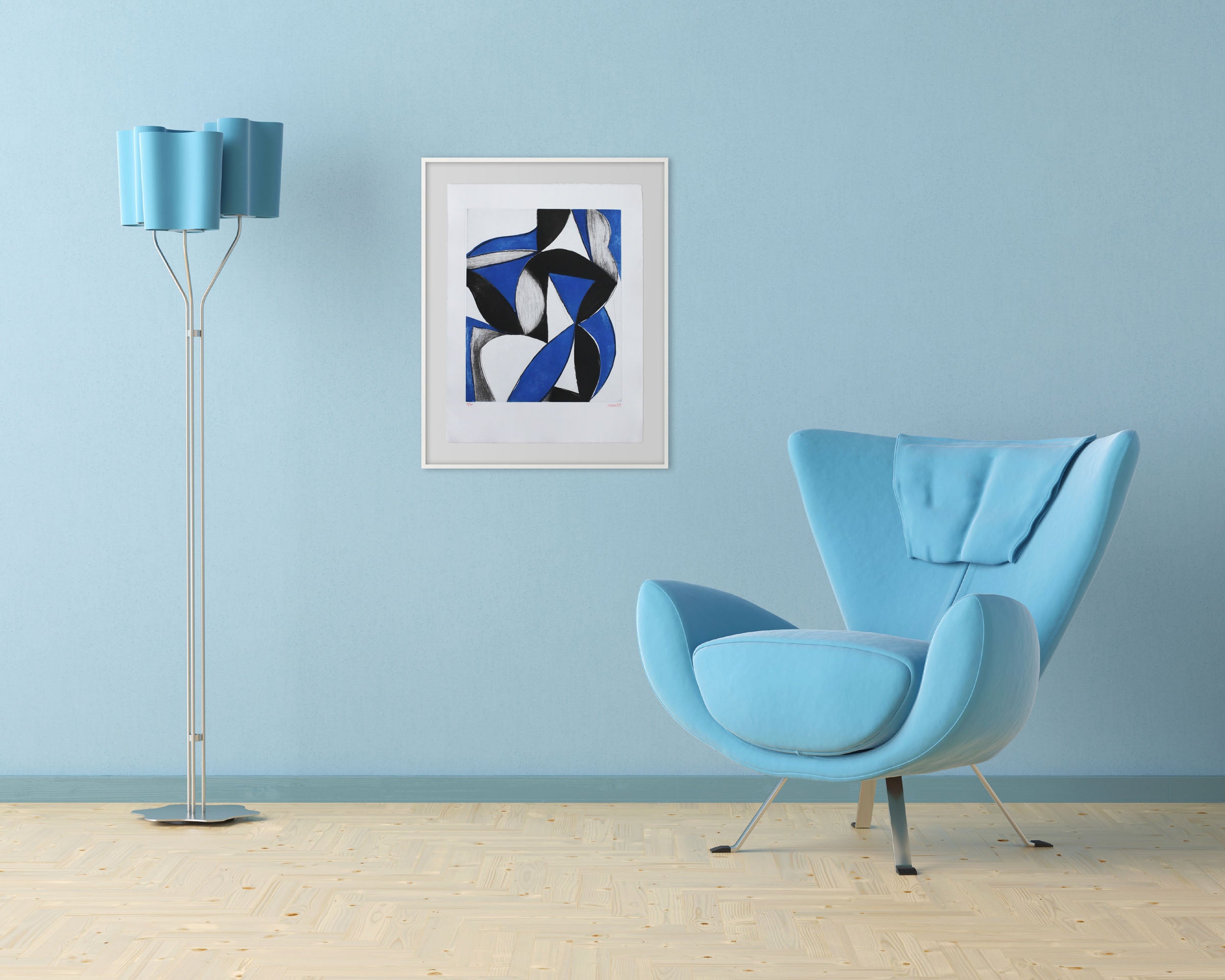 Artwork by Alain Clément, 18OC1G-2018, Made of Aquatinte on BFK Rives paper 