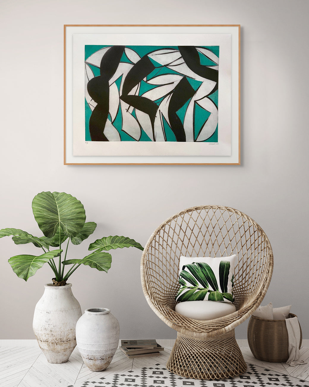 Artwork by Alain Clément, 21S1G-2021, Made of Aquatinte on BFK Rives paper 