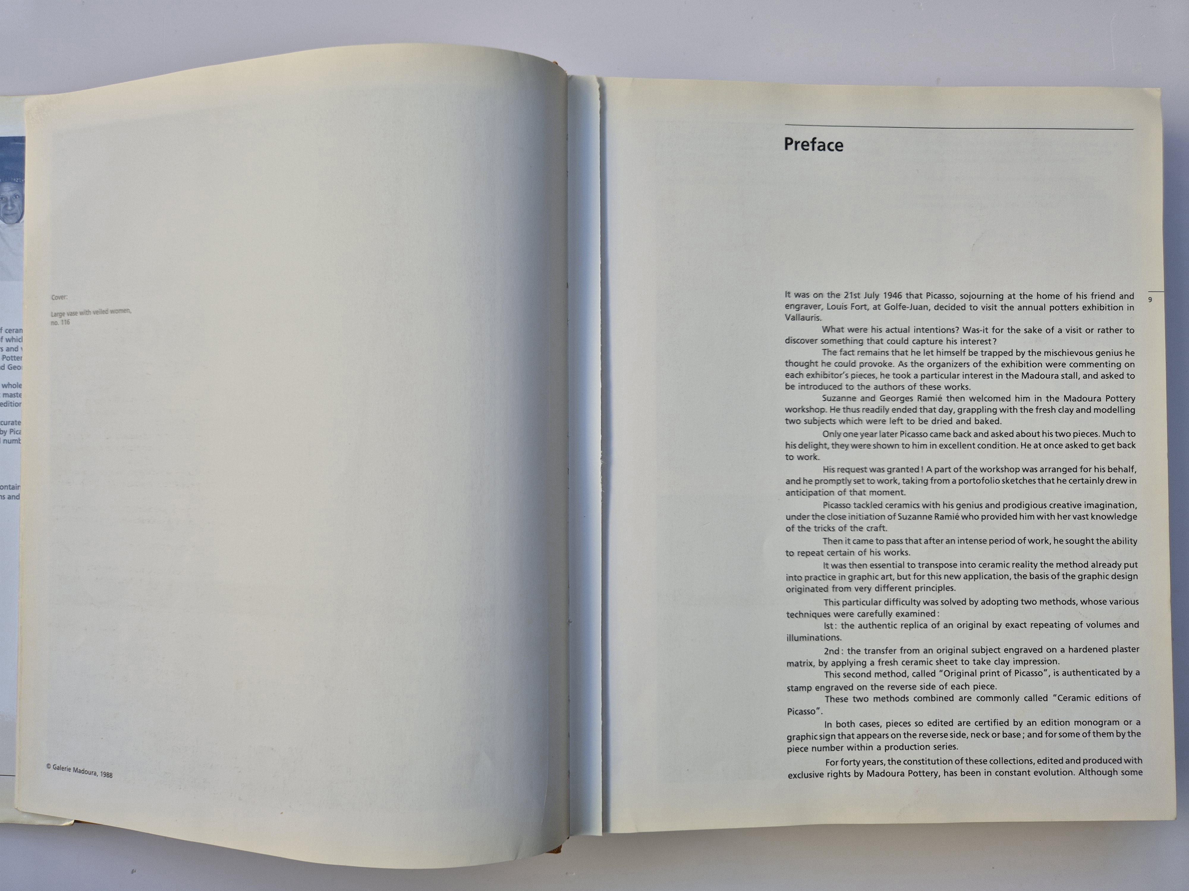 Picasso, Catalogue of the Edited Ceramic Works