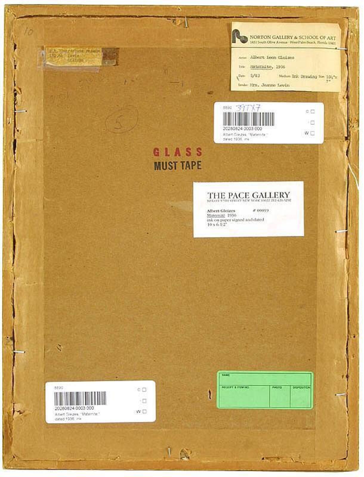 Artwork by Albert Gleizes, Maternite, Made of Ink 