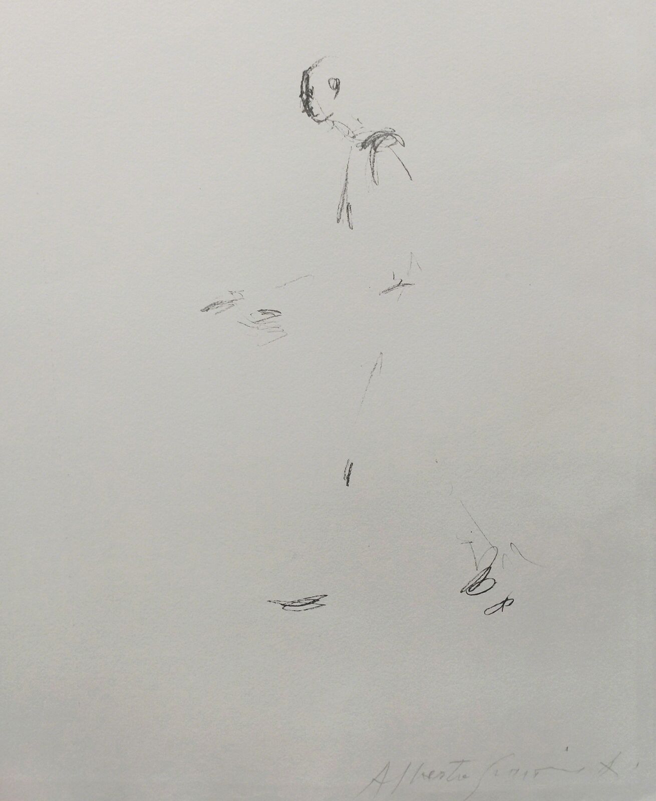 Artwork by Alberto Giacometti, L'HOMME QUI MARCHE (WALKING MAN), Made of Lithograph 