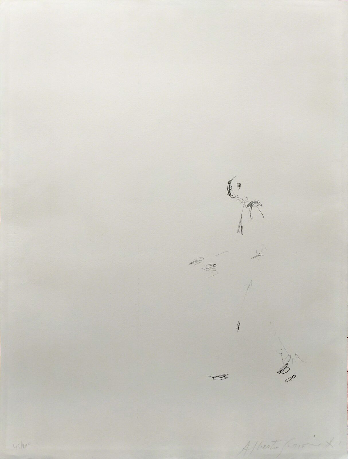 L'HOMME QUI MARCHE (WALKING MAN) by Alberto Giacometti, 1957