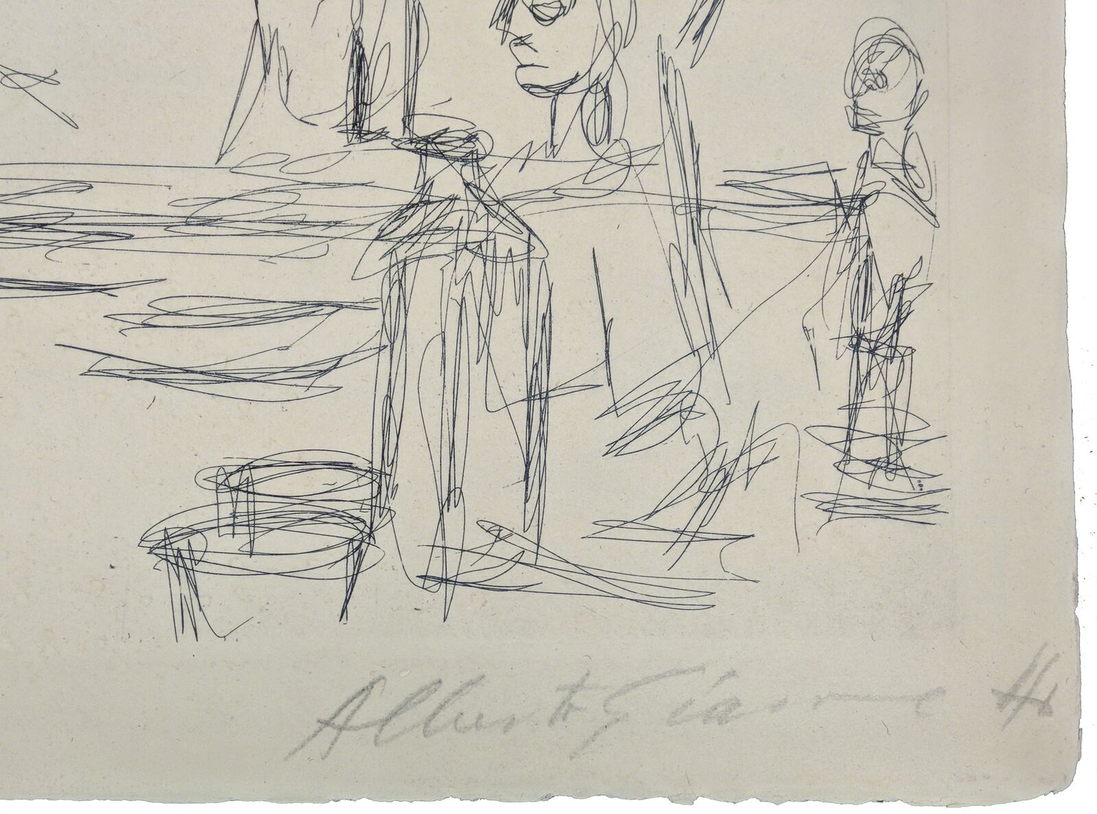 Artwork by Alberto Giacometti, SCULPTURES DANS L'ATELIER, Made of Etching 