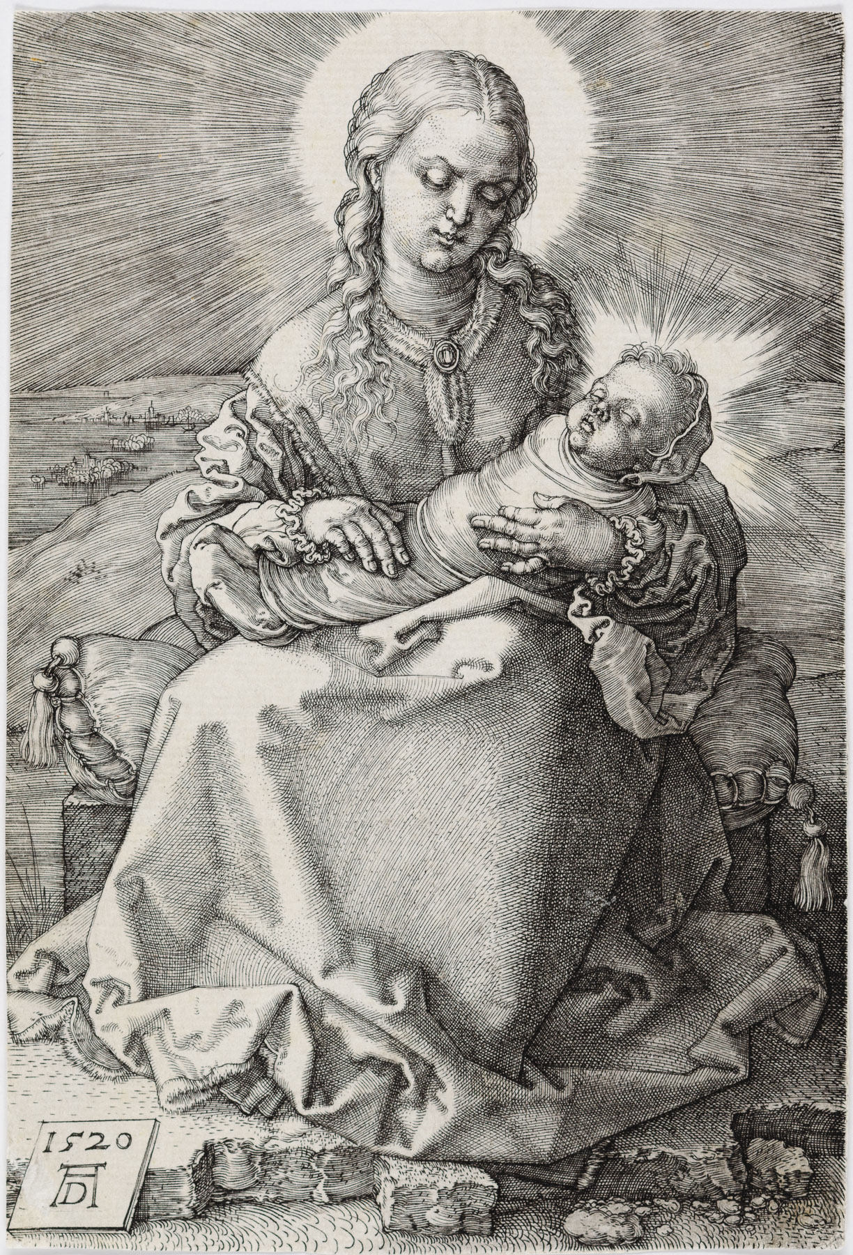 Madonna With The Swaddled Infant by Albrecht Dürer, 1520