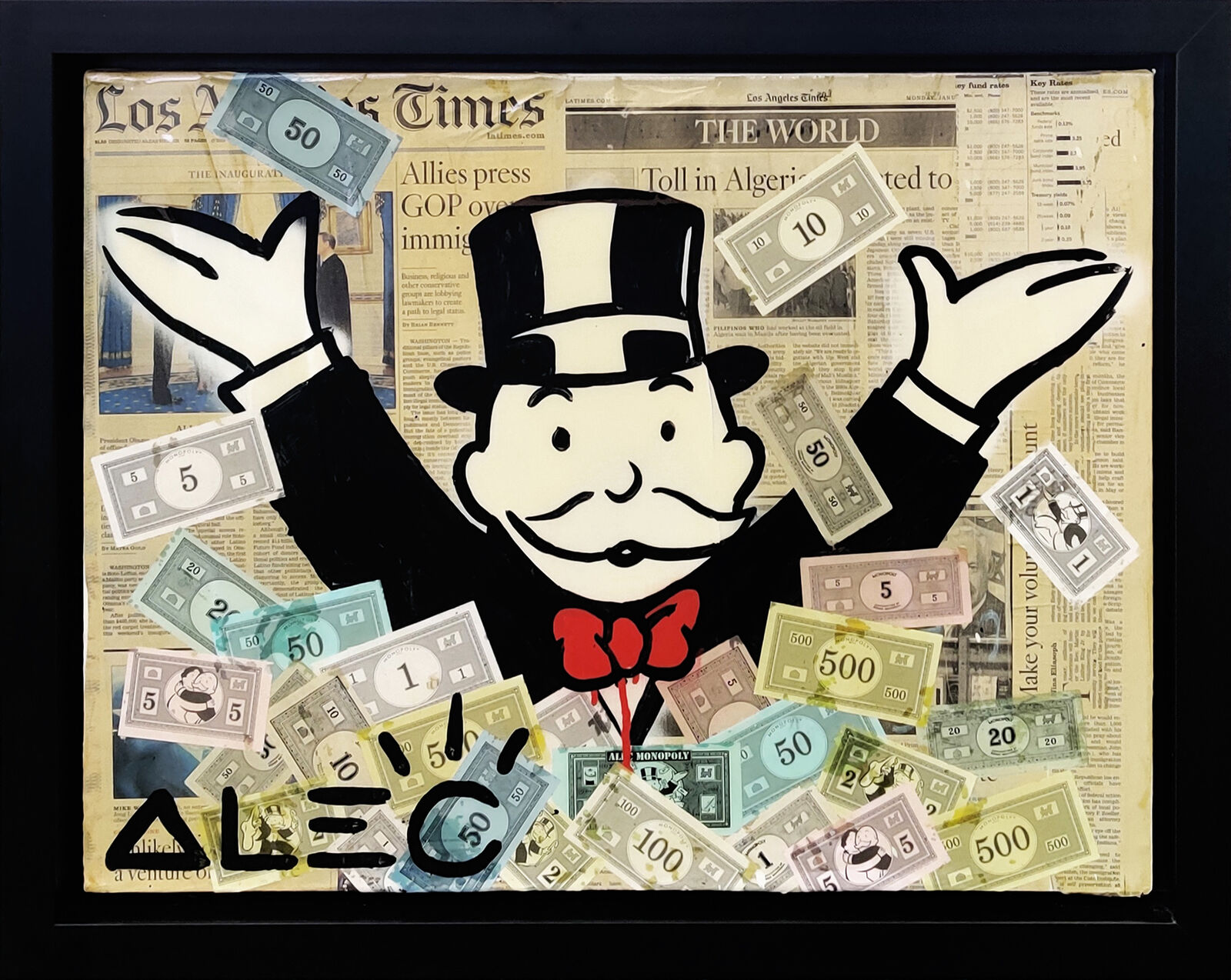 MAKE IT RAIN by Alec Monopoly, 2013