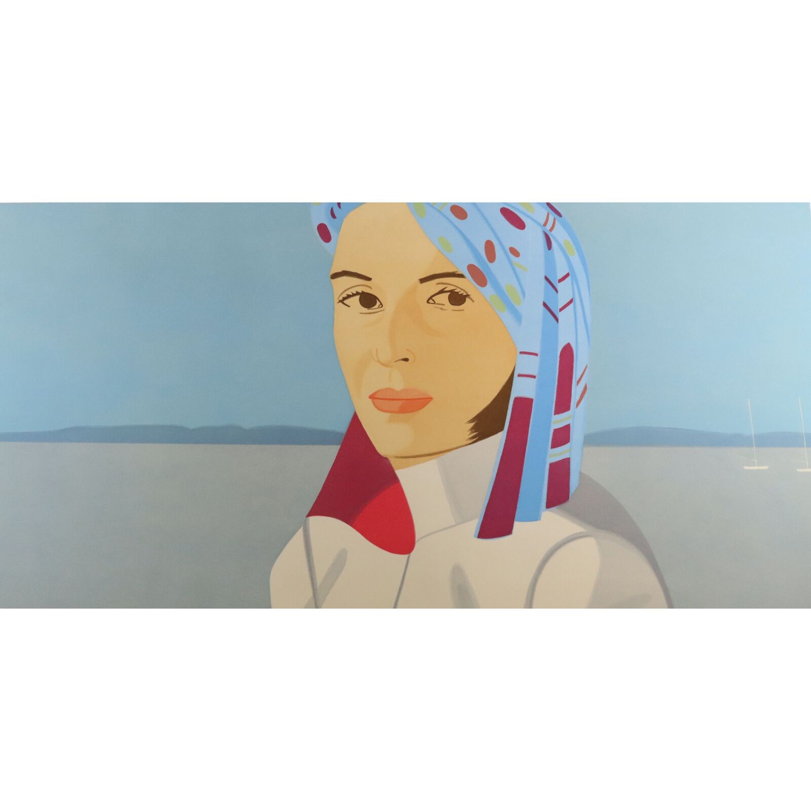 Blue Hat by Alex Katz, 2004