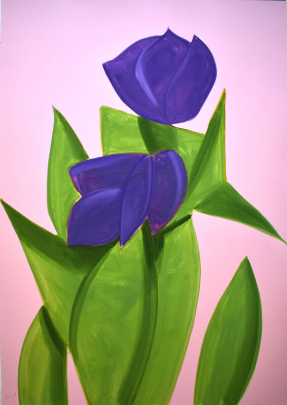 Purple Tulips 2 from Flowers Portfolio by Alex Katz, 2021