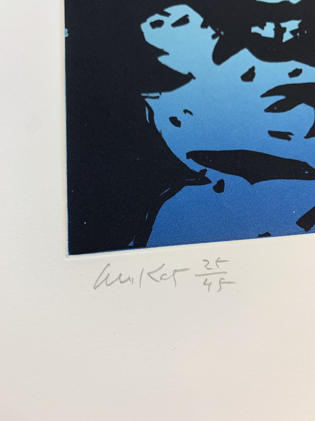 Artwork by Alex Katz, Reflection I, Made of Etching 