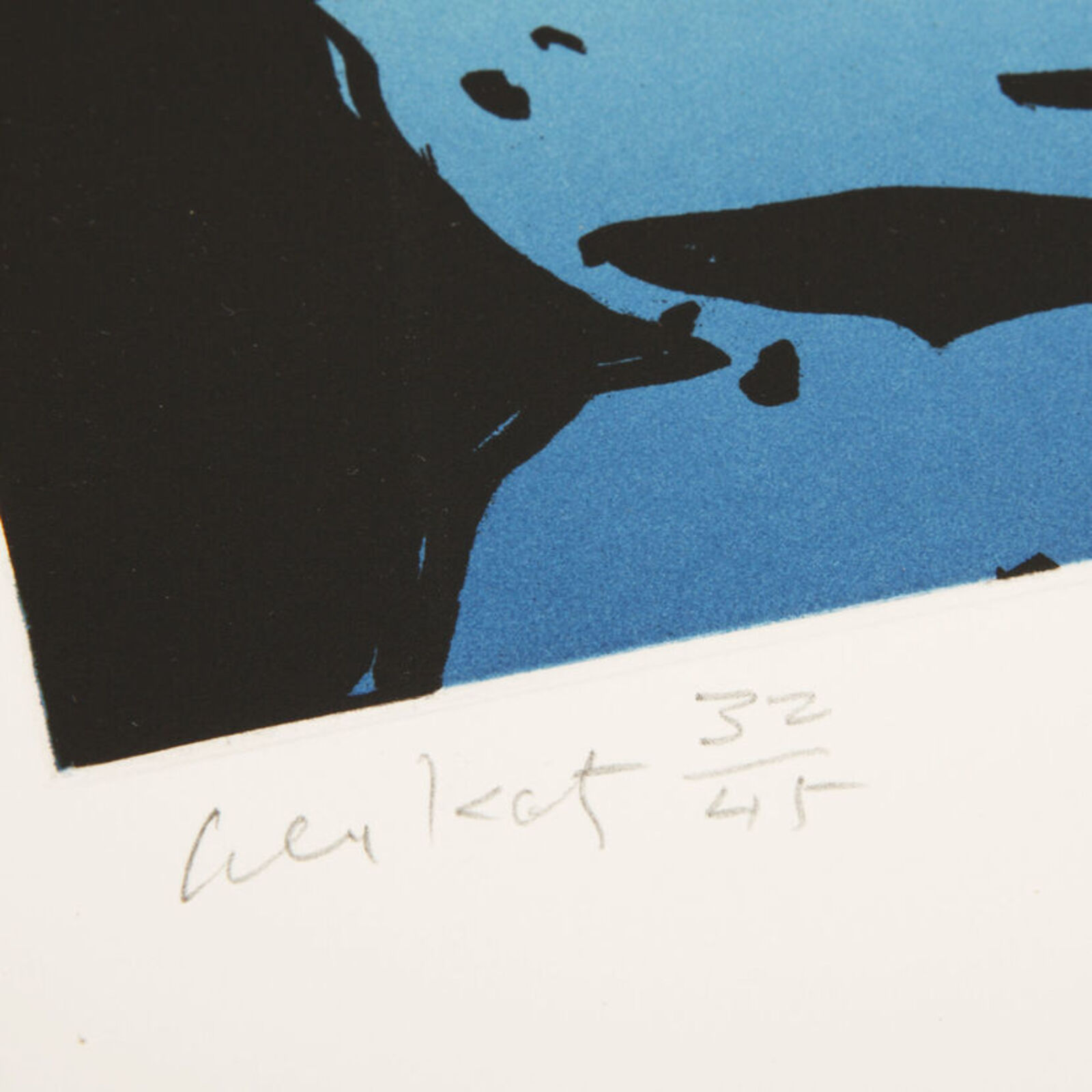 Artwork by Alex Katz, Reflection I, Made of Etching 