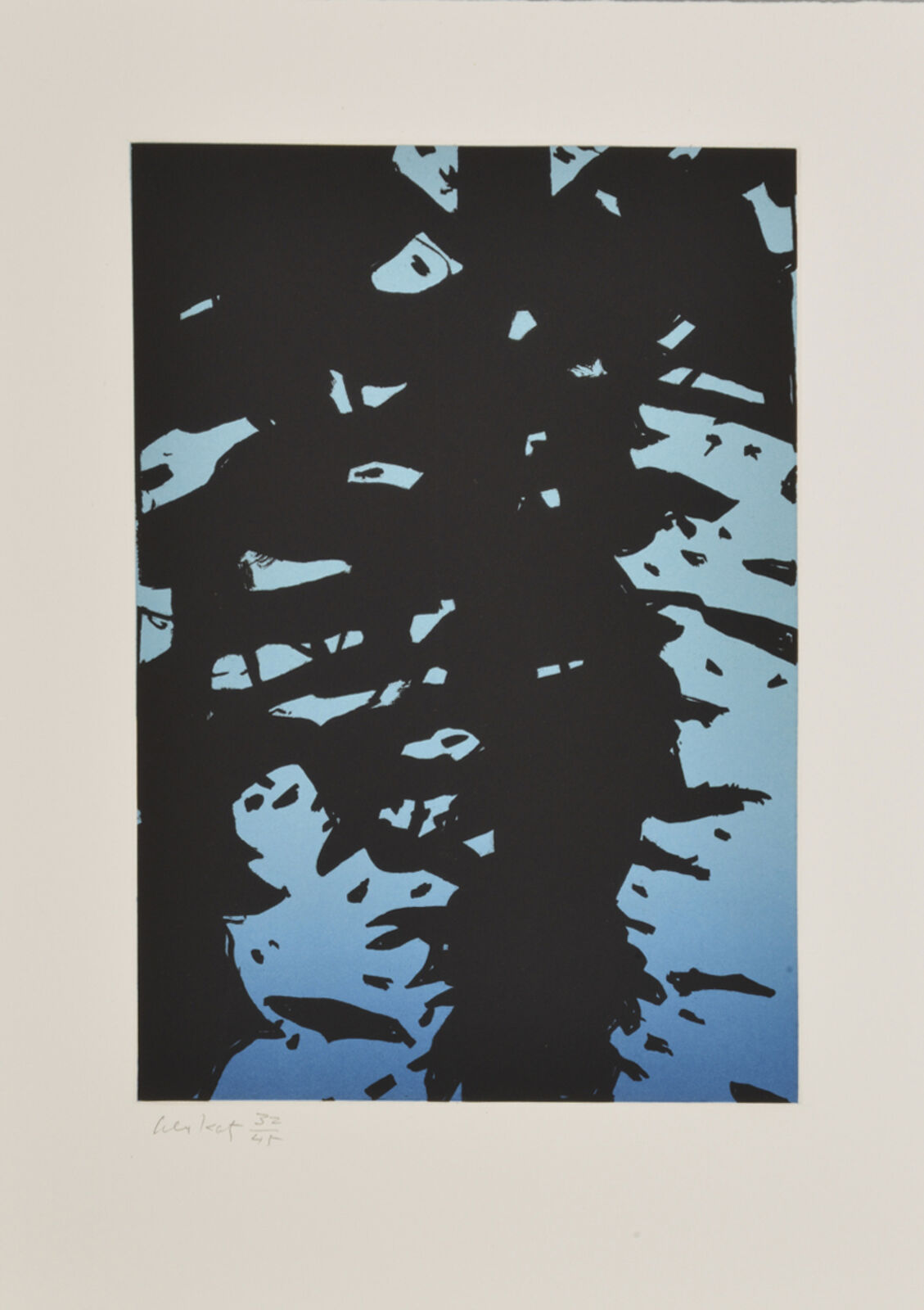 Artwork by Alex Katz, Reflection I, Made of Etching 