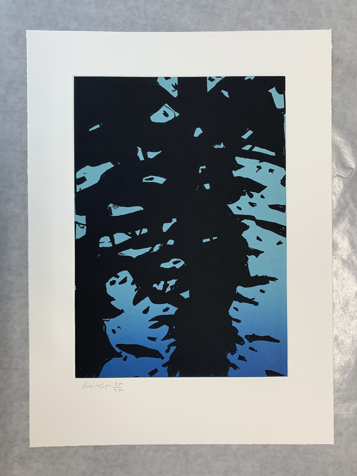 Artwork by Alex Katz, Reflection I, Made of Etching 