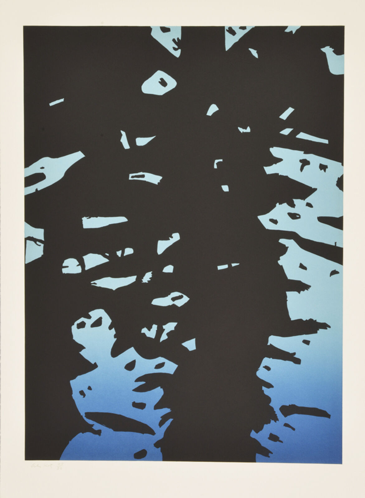Artwork by Alex Katz, Reflection I, Made of Etching 