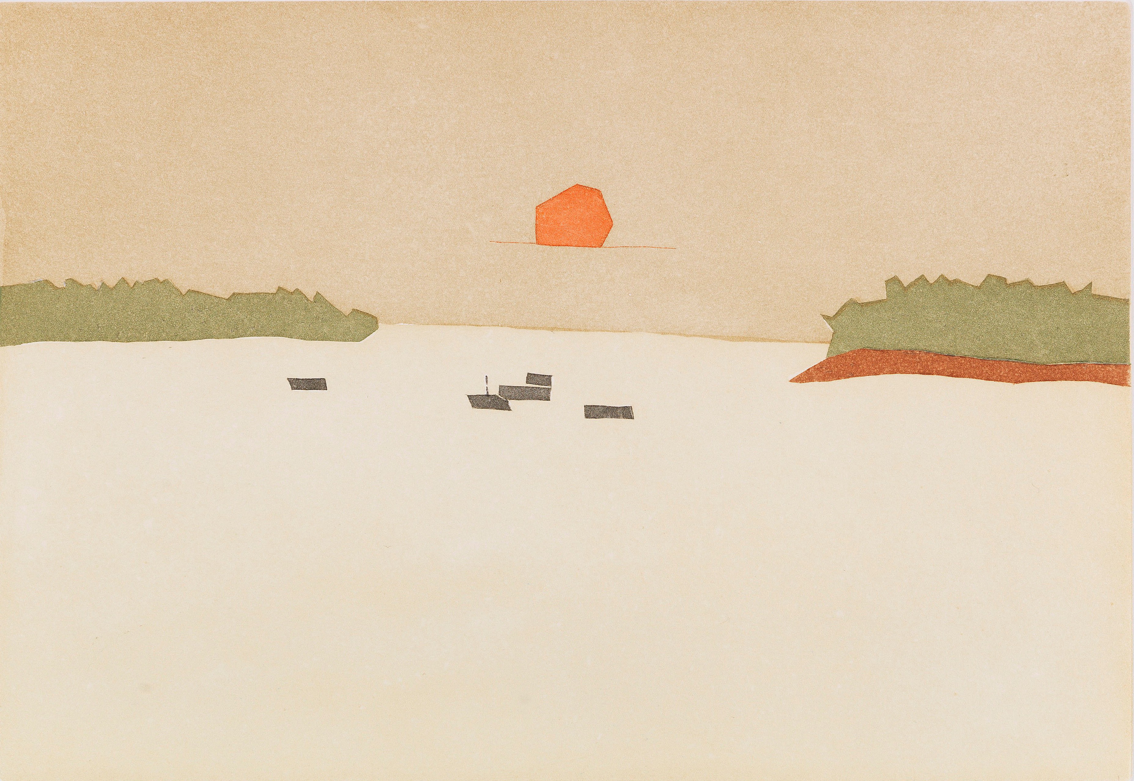 Sunset Cove by Alex Katz, 2008
