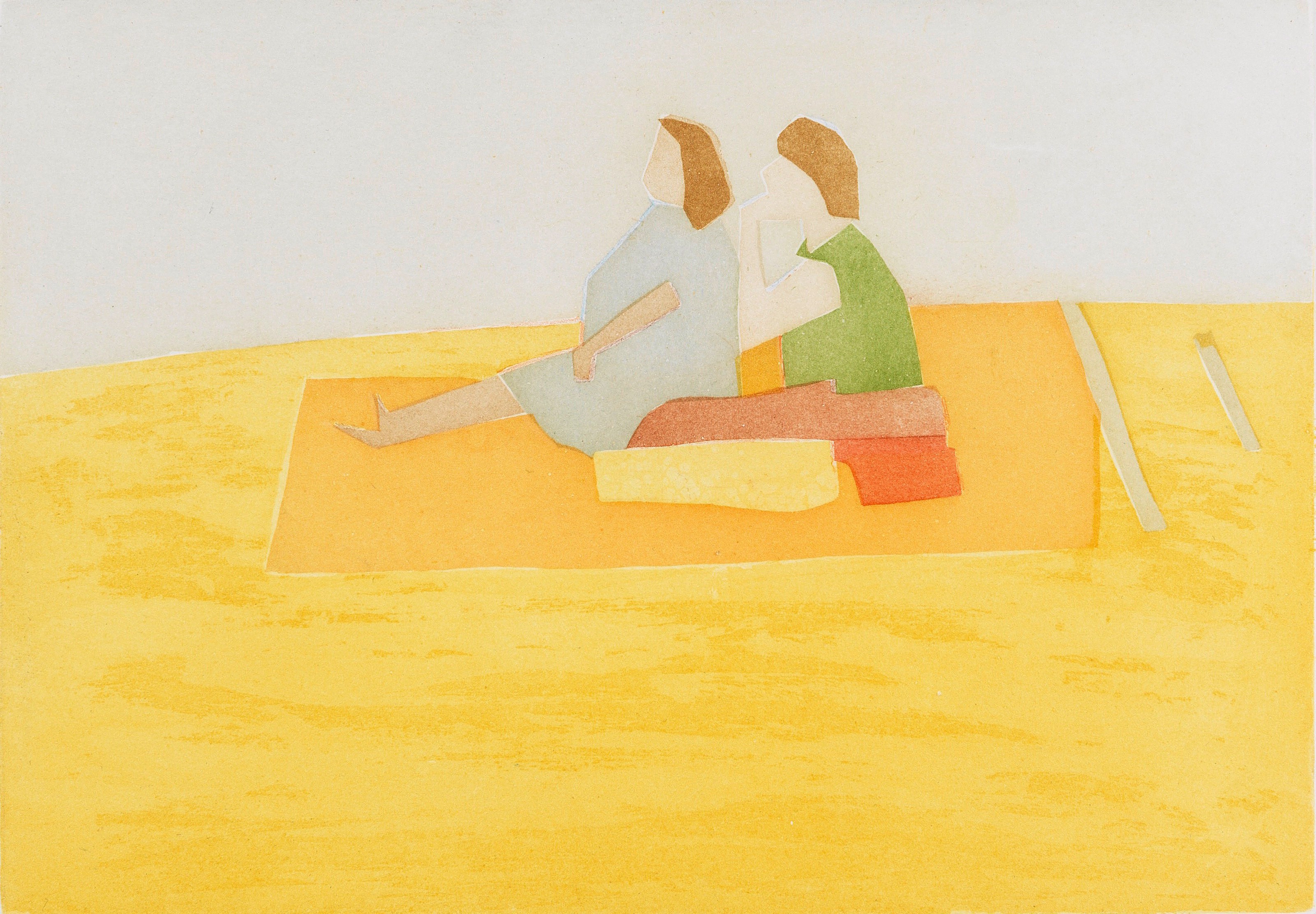 Untitled (Flying Carpet) by Alex Katz, 2008