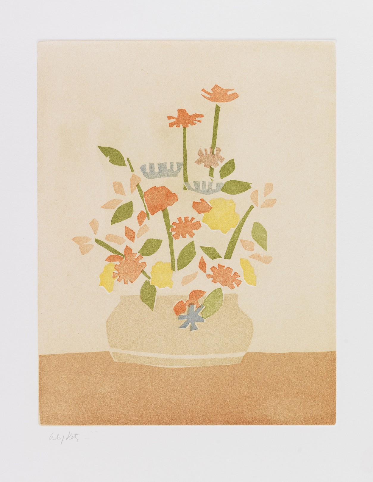 Wildflowers in Vase by Alex Katz, 2008