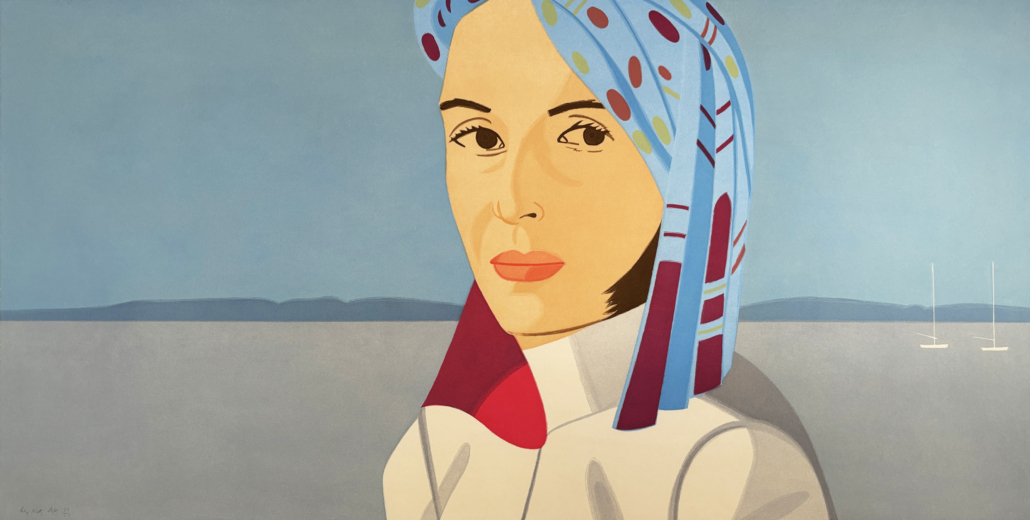 Ada With Blue Hat by Alex Katz, 2004