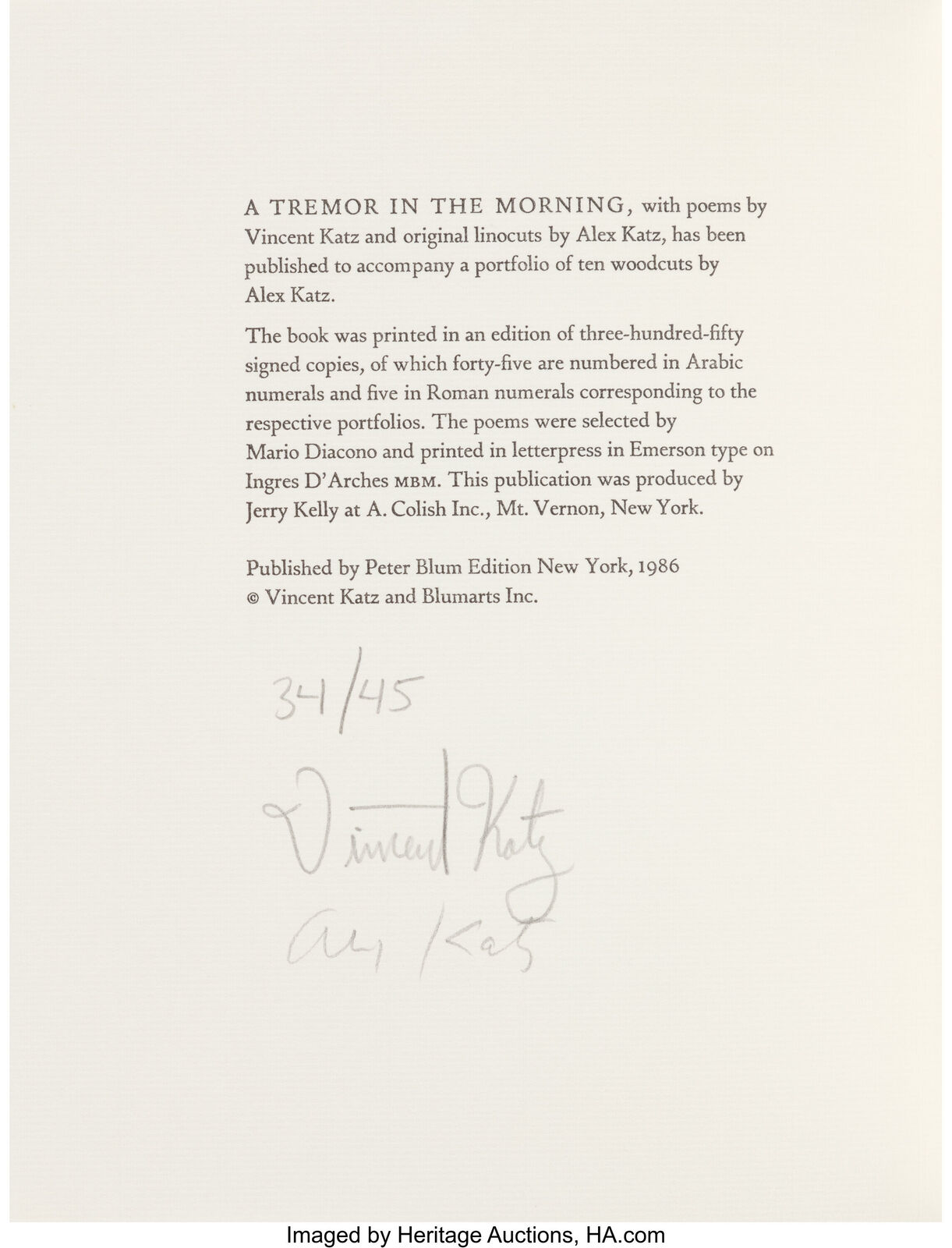 Alex and Ada (from A Tremor in the Morning)