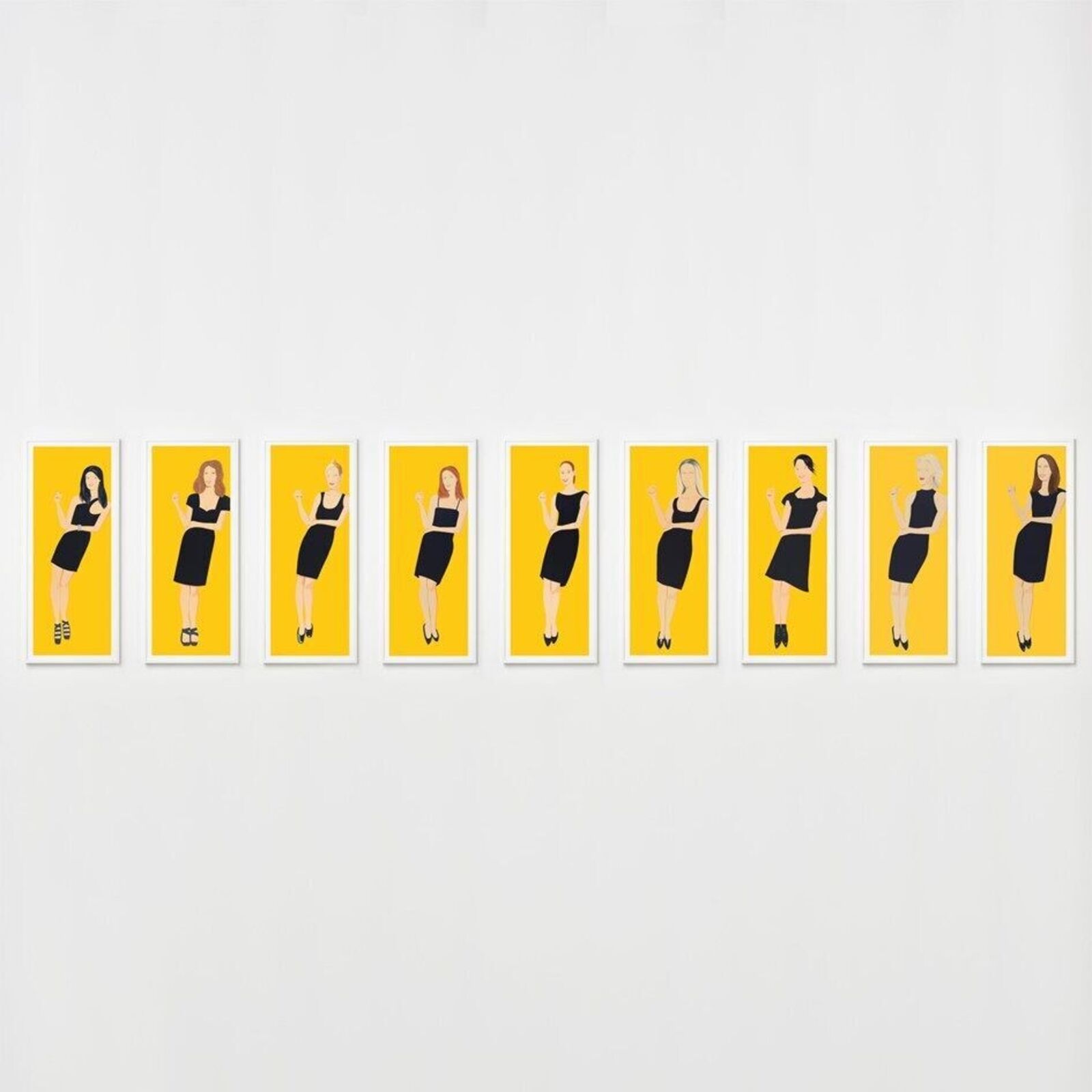 Black Dress (Portfolio of 9) by Alex Katz, 2015