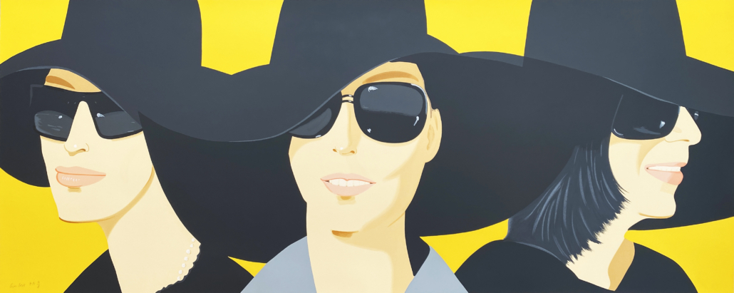 Black Hats IV by Alex Katz, 2012