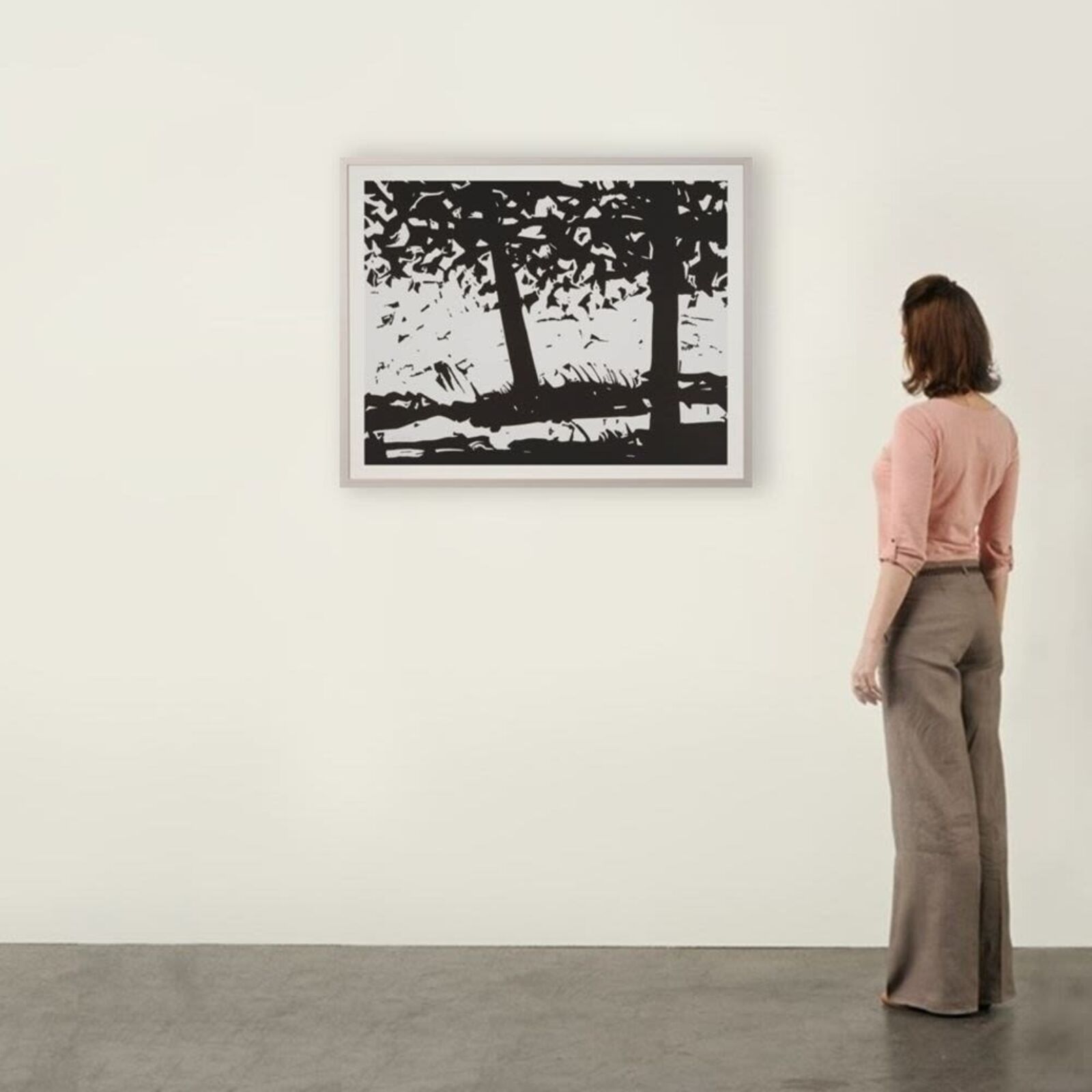 Artwork by Alex Katz, Maine Woods, Made of Woodcut 