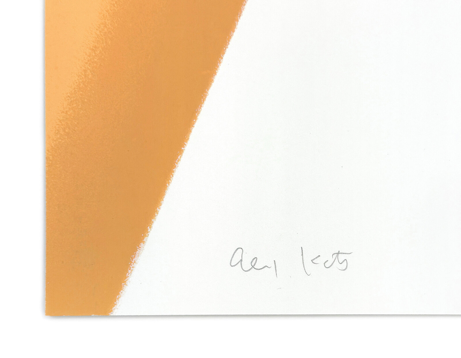 A serene profile portrait of a figure with closed eyes, rendered in warm tones against a stark white background.