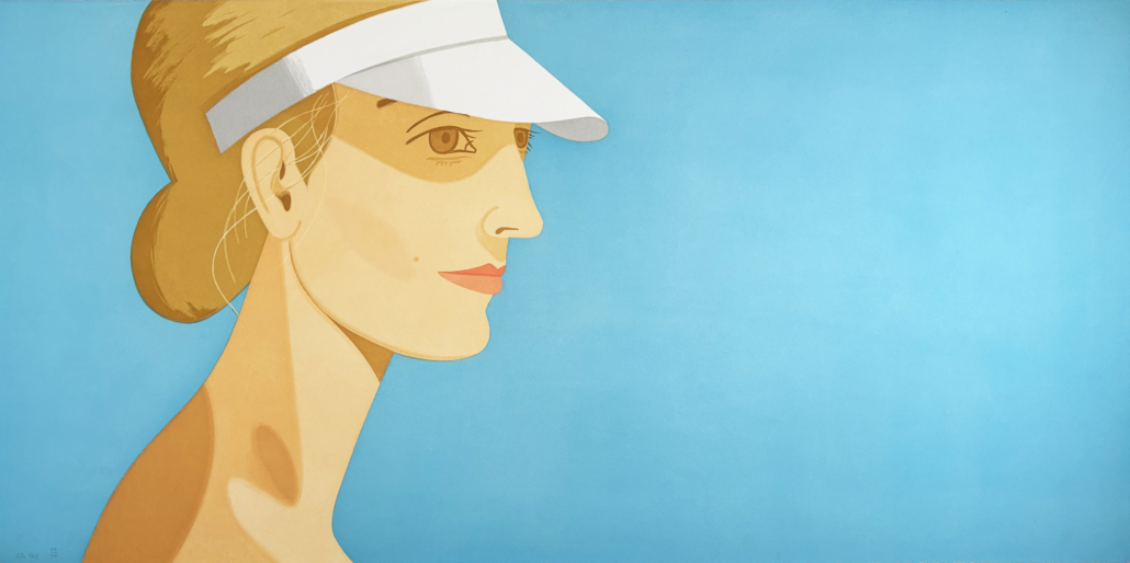 White Visor by Alex Katz, 2003