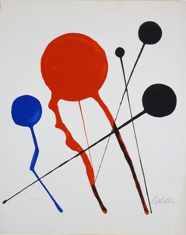 Artwork by Alexander Calder, Comètes, Made of Lithography 
