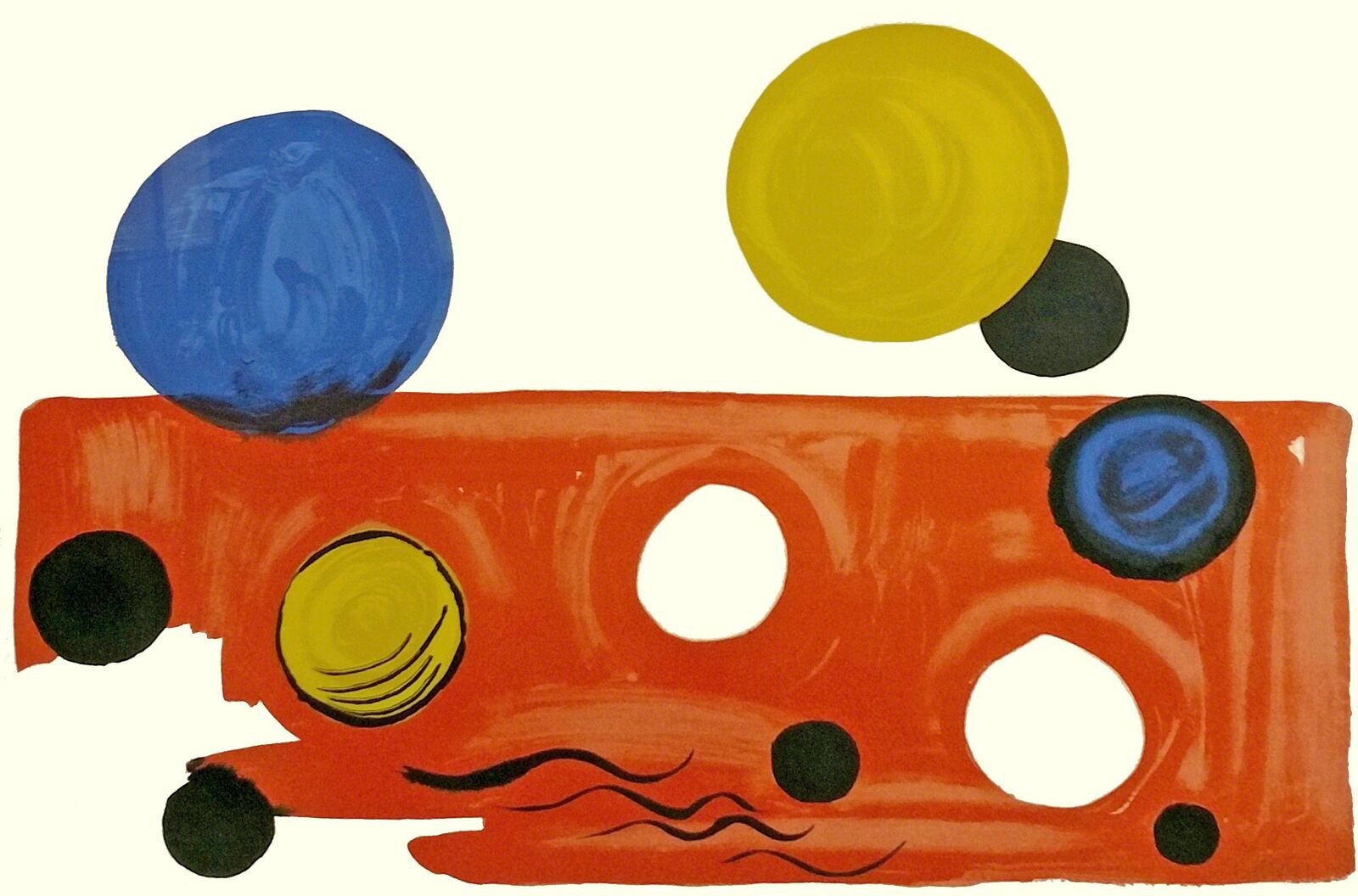 Artwork by Alexander Calder, LANDSCAPE, Made of Lithograph 