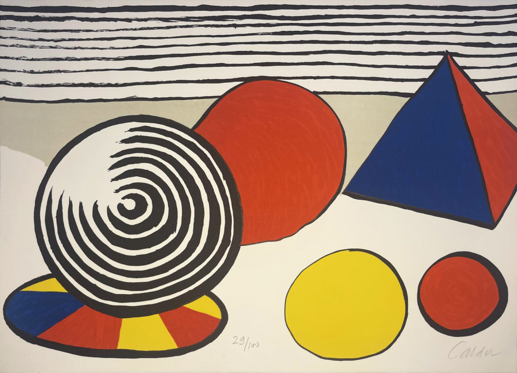 Le point de non retour/ The Point of No Return from La Memoire Elementaire by Alexander Calder, 1978